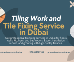 Tiling work and Tile fixing service in Dubai