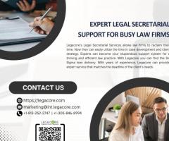 Empower your legal work with Legal Secretarial Services