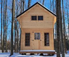 10 X 10 Bunkie with Loft at Heartlandbunkies.com