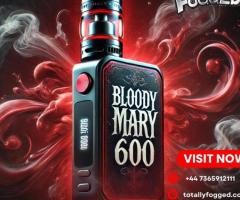 Get Smooth Experience With Bloody Mary 600 Disposable Vape Kit