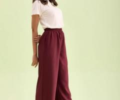 Elevate Your Style with Trendy Palazzo Pants for Girls