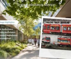 FALC Emergency Train Ambulance in Patna provides the Highest Level of Comfort