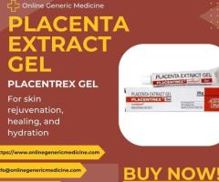 Glow Naturally with the Power of Placenta Extract Gel | Buy now at Onlinegenericmedicine