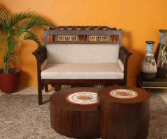 Buy Teak Wood Sofa Set – Durable & Luxurious Seating