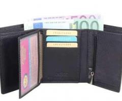 Tri-Fold Leather Wallet Suppliers in sanjose