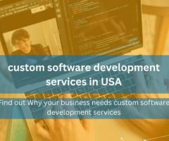 Custom Software Development Services in the USA – Scalable & Reliable Solutions