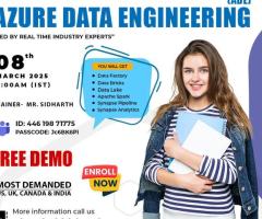 Azure Data Engineering  Online Free Demo On 08th March