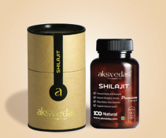 Aksvedas Shilajit for Men – Boost Strength, Stamina & Vitality