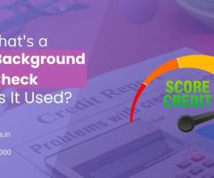 What's a Credit Background Check? How's It Used