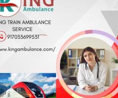 any place via Transfer patient to king  Train Ambulance Service in Kolkata