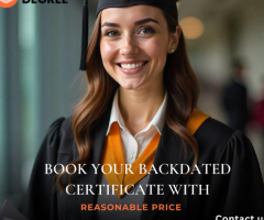 B.Tech Back Date Degree Certificates