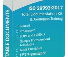 ISO 29993 Documents and Training Kit