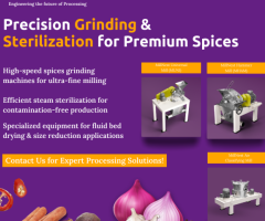 High-Speed Grinding & Steam Sterilization for Spices | MillNest