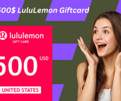 Get a $500 Lululemon Gift Card!