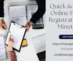 Quick & Easy Online FSSAI Registration in Minutes