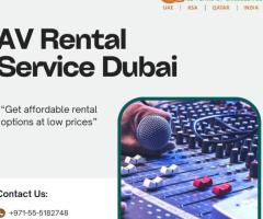 Professional AV Equipment for Rent for Events & Meetings