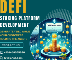 Best Defi Staking Platform Development Service - Hivelance