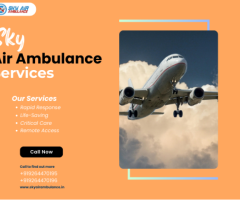 Book Sky Air Ambulance from Bhopal to Delhi for 24/7 Care and Support