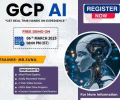 Gcp Ai Online Training Free Demo on 6th March