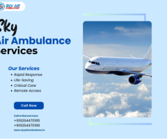 Sky Air Ambulance from Allahabad to Delhi with safer and better patient relocation