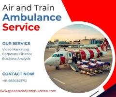 Greenbird Air and Train Ambulance Service in Bagdogra for Better Transport facilities