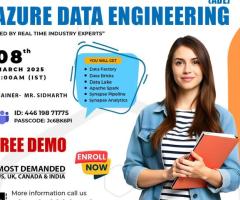 Azure Data Engineering  Online Free Demo On 8th March