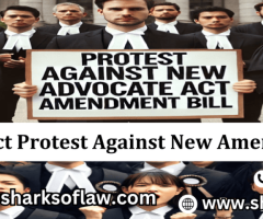 Advocate Act Protest in Opposition to the New Amendment Bill