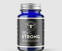 Buy Strong - 50% Beef Liver and 50% Beef Heart (180 Capsules) | Higher Healths Beef Organs