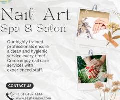 Get Perfect Nails at Sasha Salon and Spa