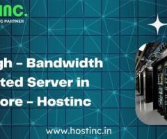 Get High - Bandwidth Dedicated Server in Singapore - Hostinc