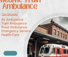 Medivic Train Ambulance Service in Ranchi provides the best transfer journey