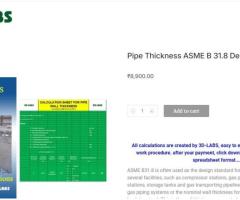 pipe thickness asme b31.8 design