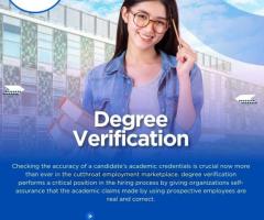 Best Degree Verification in India