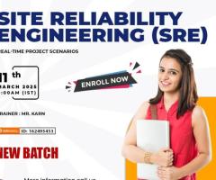 Site Reliability Engineering Online Coming New Batch 11th Mar