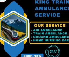 Use King Train Ambulance Service in Siliguri with effective service packages