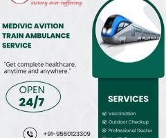 Choose Medivic Aviation Train Ambulance Services in Guwahati for Convenient Medical Transfer