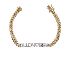 The Nameplate Bracelet - Custom Bracelet - the10jewelry