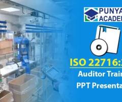 ISO 22716 Auditor Training PPT Presentation Kit