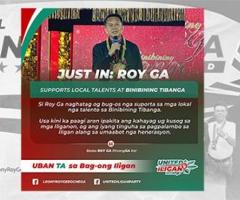 Roy Ga: Supporting Local Talents and Inspiring the Community at Binibining Tibangga