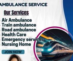 Medivic Train ambulance services in Patna provides a safe environment for the transfers