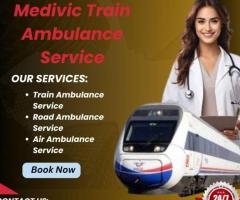 Get ICU level care while travelling with Medivic Train Ambulance in Allahabad