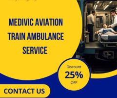 Book Medivic Aviation Train Ambulance Services for Fastest Transfer in Kolkata