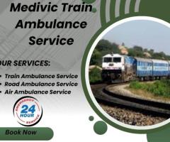 Medivic provides a safe train ambulance facility to patients in Jamshedpur