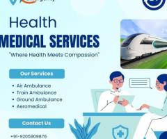 Falc Emergency Train Ambulance in Bagdogra caters to individual needs