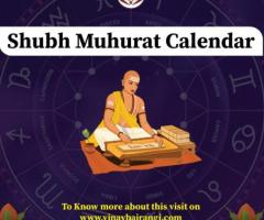 Shubh Muhurat Calendar | Panchang