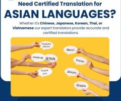 Get Asian Languages Translation Services