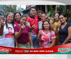 Roy Ga in Iligan: Leading the Charge for Peace and Order