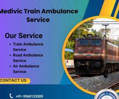 Medivic Train Ambulance Services in Allahabad offers competitively priced relocation help