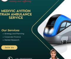 Medivic Aviation Train Ambulance Services in Chennai with life-saving medical setup