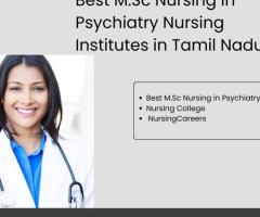 Best M.Sc Nursing in Psychiatry Nursing Institutes in Tamil Nadu